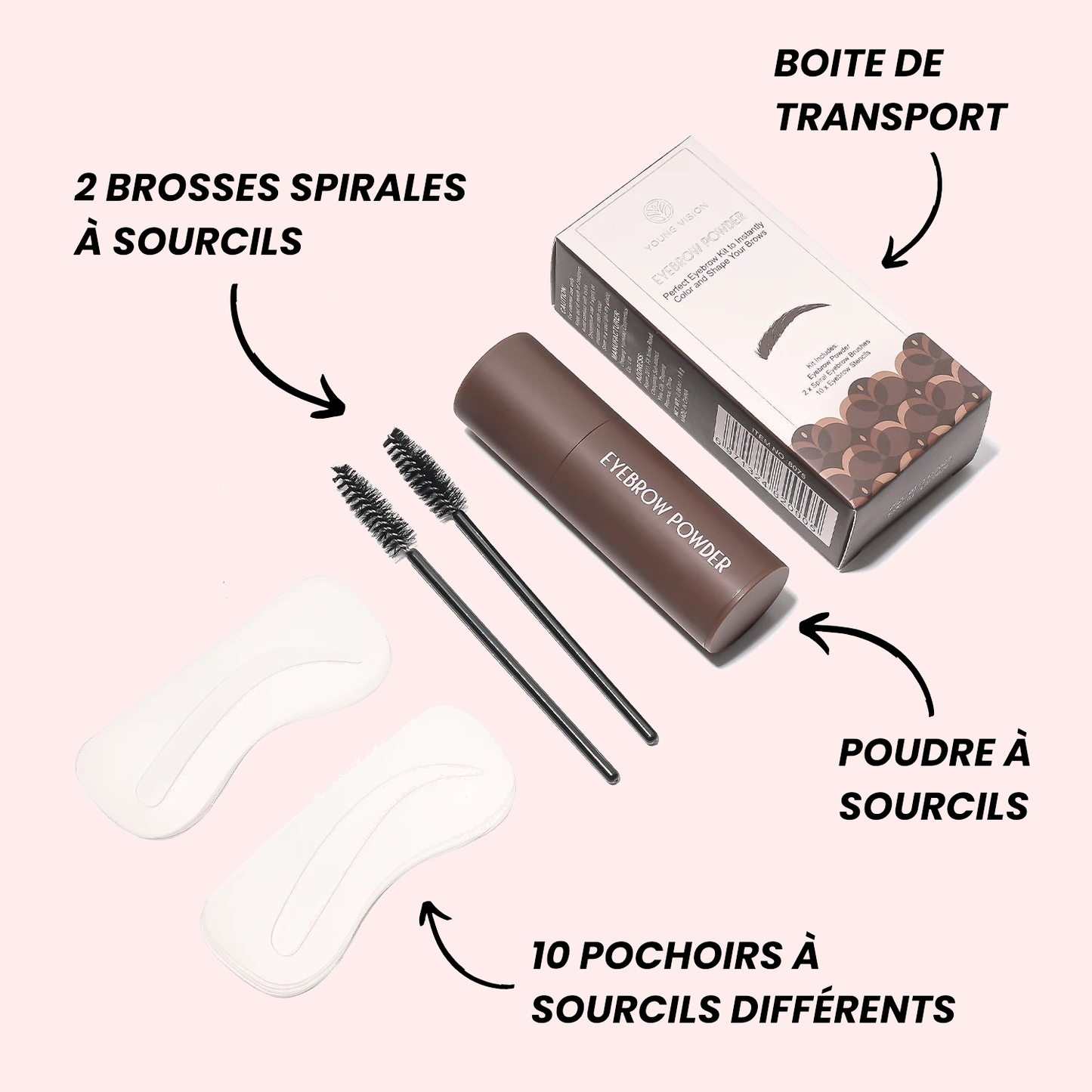 Kit Maquillage pour Sourcils - Sourcelle™ - Sourcelle